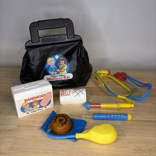 Vintage 1987 Fisher Price Medical Kit Doctor Set with Accessories