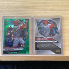 2025 Panini Prizm Thomas Saggese Rookie Green Ice Prizm #185 Cardinals A25