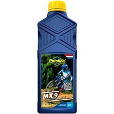 Putoline MX9 Off Road MX Motocross Fully Synthetic 2 Stroke 1 Litre