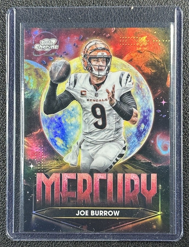 JOE BURROW 2025 TOPPS COSMIC CHROME #PPM-JB PLANETARY PURSUIT MERCURY SP BENGALS