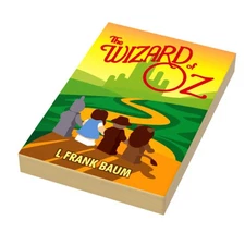 Wizard of Oz Book Tile (2x3) made using LEGO part