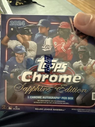 2024 Topps Chrome Sapphire Edition Baseball Sealed Hobby Box