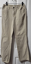 Talbots Jeans Size 8 Womens Beige Pants Corduroy High Rise Straight