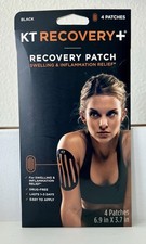 KT Recovery Patch Swelling and Inflammation Relief 6.9" x 3.7" 4 Patches