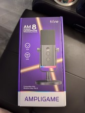 Fifine AM8 Dynamic Microphone   RGB Gaming, Streaming, Podcast, New
