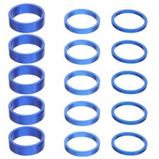  15 Pcs Bicycle Headset Spacer Bike Handlebar Stem Spacers Quick Release