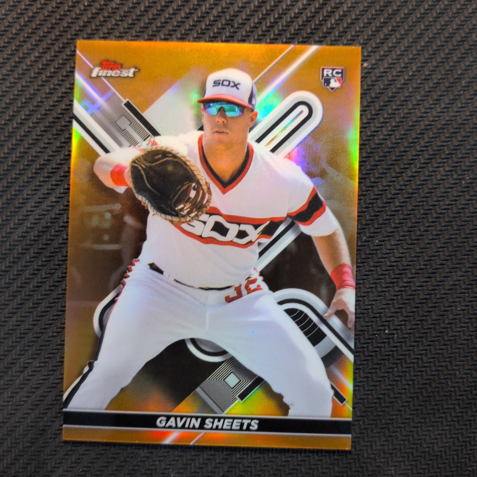 2022 Topps Finest - Gavin Sheets #8 Orange Refractor /25 (RC)