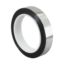 TAPECASE 15D415 Metalized Film Tape,72 yd L,1" W 15D415
