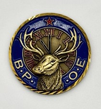 BPOE Elks Wisconsin Elks Association Challenge Coin 1.75”