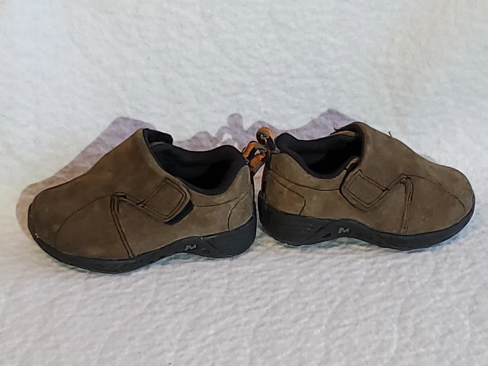 Merrill's 学步儿童 5.5w 码经典户外皮革丛林 Moc 运动鞋 — 第 3/4 张图片