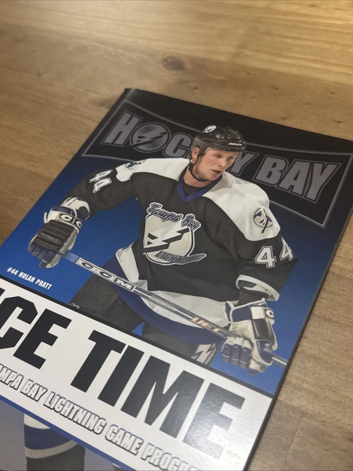 Tampa Bay Lightning 2005-06 Ice Time Game Program Magazine 8.5”x5.5” - Image 3 of 4