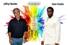Jeffrey Epstein & Sean (Diddy) Combs Dual Color Blast Case Hit!! Custom card