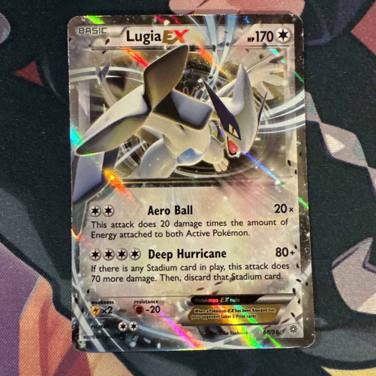 Lugia EX 68/98 Ultra Rare XY - Ancient Origins Pokemon TCG DMG