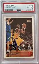 1996 Topps #138 Kobe Bryant Rookie Card PSA 8 NM-MINT ?. rookie card picture