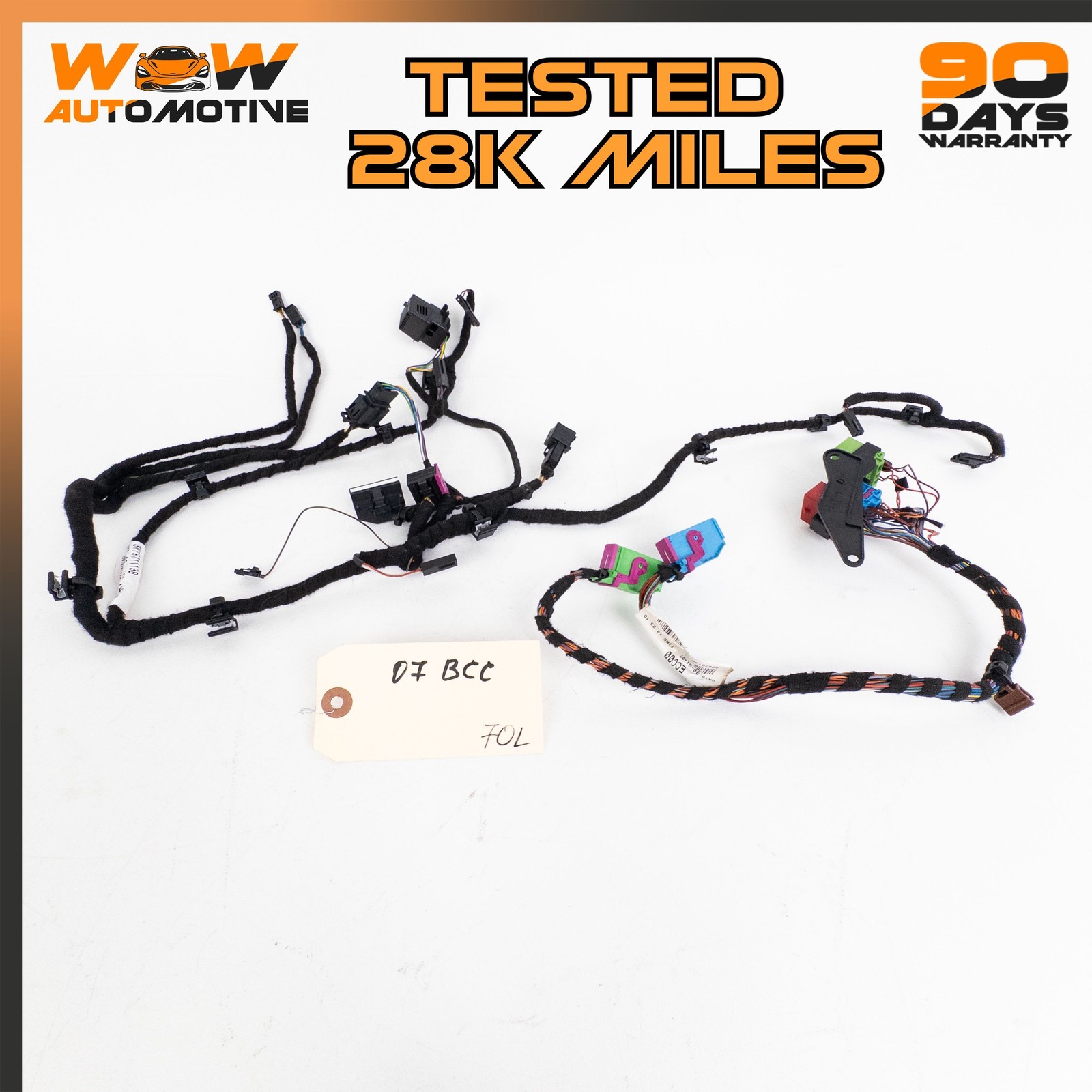 07-11 BENTLEY CONTINENTAL GTC DASH INSTRUMENT PANEL WIRE WIRING HARNESS OEM