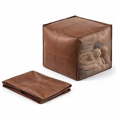DIY Fillable Storage Ottoman   Stuff with Clothes, Blankets or Toys to Create...