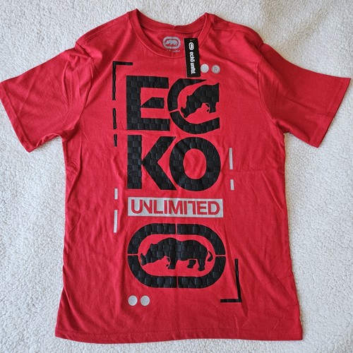 Ecko Unltd Men's Small Red Graphic T-shirt - New