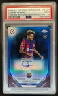 2023 Topps Chrome UEFA Lamine Yamal Auto RC Blue Refractor #13/150 PSA 9