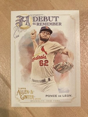 2020 Topps Allen & Ginter Daniel Ponce de Leon Debut to Remember insert #DTR-23