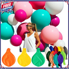 90cm Giant Jumbo Balloon Latex Retro Balloons Large Circular Birthday Wedding