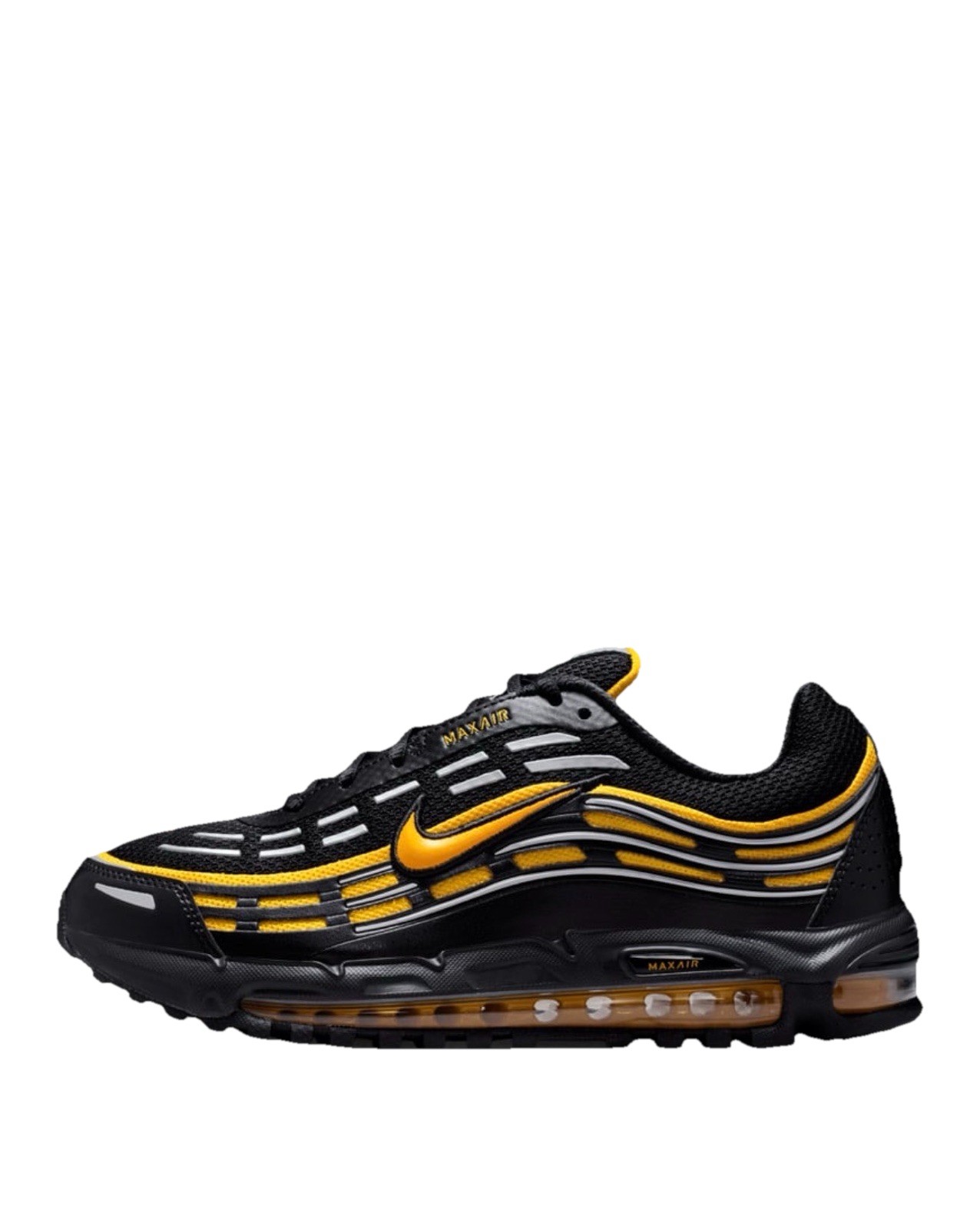 Men’s Size 10 - Nike Air Max TL 2.5 Black Varsity Maize Running Shoes New