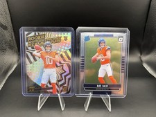 2024 Donruss-Rookie Revolution Bo Nix RC, 2014 Retro Rated Rookie Bo Nix RC