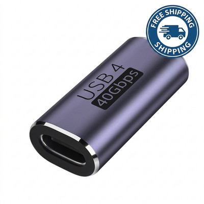 USB4 Type C Adapter 90 Degree 40Gbps 8K 60Hz 100W OTG Converter for Thunderbolt