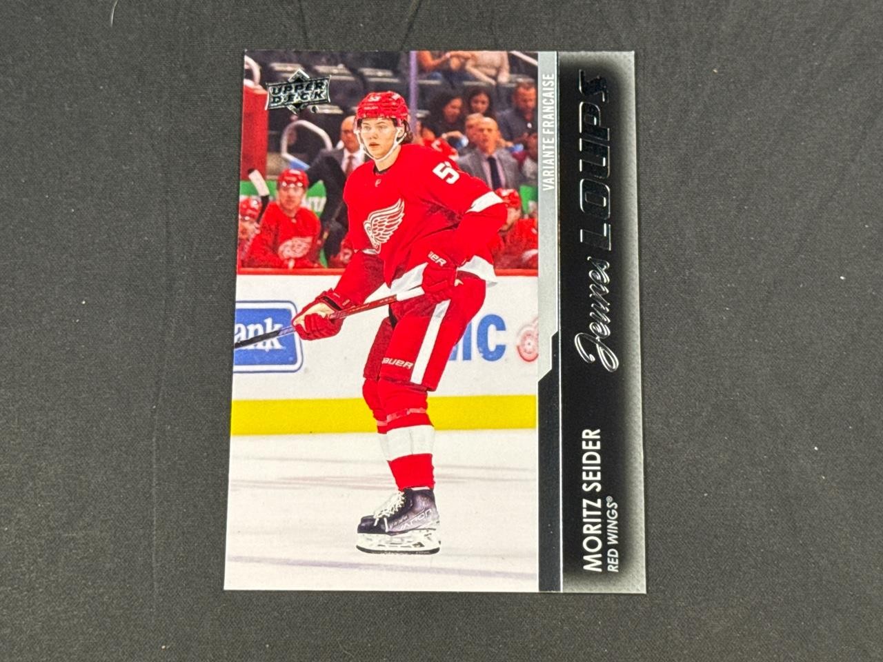 2021-22 UPPER DECK UD SERIES 2 MORITZ SEIDER #469 YOUNG GUNS ROOKIE RED WINGS RC