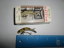Lot Of 2 Vintage Helin's Fly-Rod Flatfish F5 Frog Color New In Box Other Unused