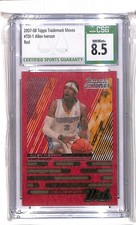 2007-08 Topps Trademark Moves #TDI-1 Allen Iverson Red 32/35 CSG 8.5