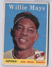 1958 Topps Willie Mays #5 - Giants - Fr - D2732