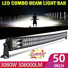 32425052 Curved Led Light Bar Spot Flood Offroad Driving Suv Truck 4wd Rzr