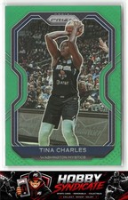 2021 Panini Prizm WNBA #71 Tina Charles Prizms Green