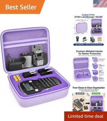 Durable Storage Organizer for DYMO Label Maker   Shock-Proof & Scratch-Resistant