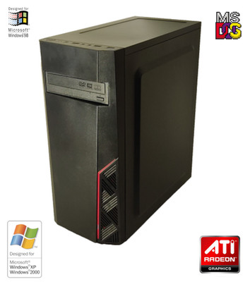 NEW* AMD Athlon 64 X2 5000 ATI Win98SE XP DOS Multiboot Retro PC w/ 50 Games!