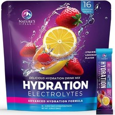Electrolyte Hydration Packets - Best Electrolytes Drink Mix - Sugar Free Formula