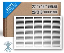 Fits 24x12 Duct Opening  Steel Return Air Grille by Handua  Vent Cover Gril...