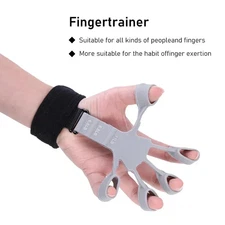 Finger Exerciser Hand Strengthener – 6 Resistance Levels for Guitar, piano