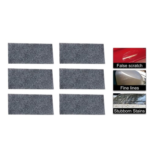 6 Pièces Nano Sparkle Cloth - Chiffons Anti-Rayures Pour Voiture, Pour