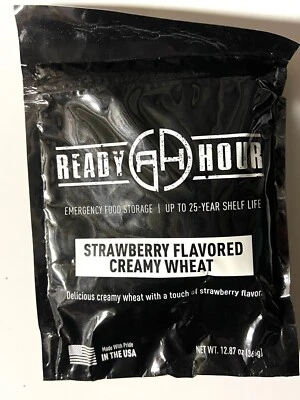 Ready Hour Emergency Food-Single Pack--Strawberry Cream of Wheat--1,440 cals