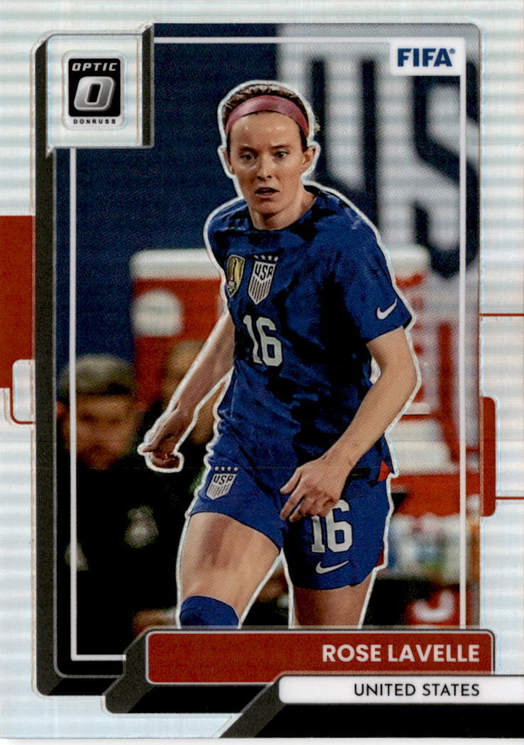 2022-23 Donruss #128 Rose Lavelle Optic Holo USA