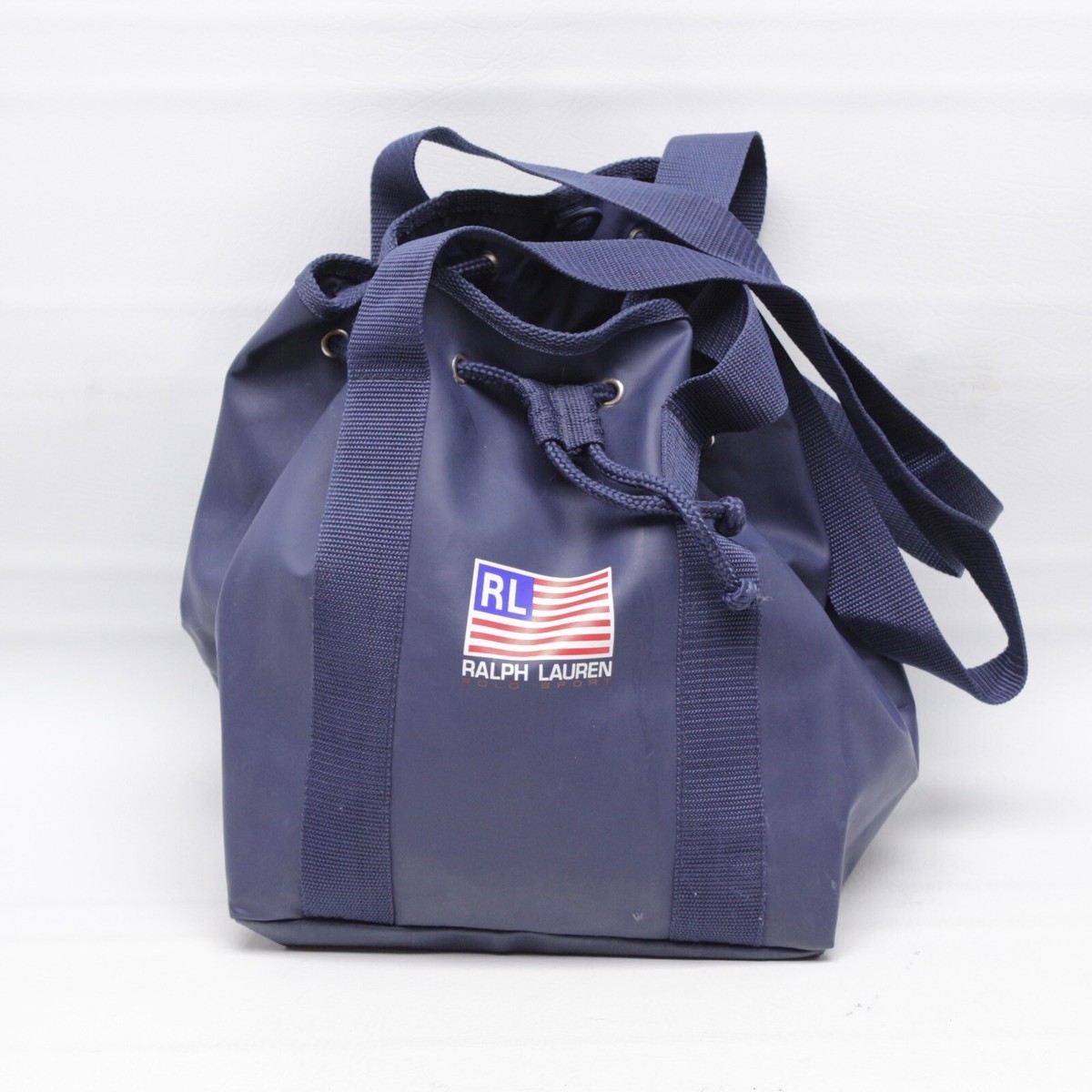 Vintage POLO SPORT Ralph Lauren Clear Vinyl Bucket Bag Drawstring Beach Preppy Ralph Lauren Bucket Bag - Etsy main image 3