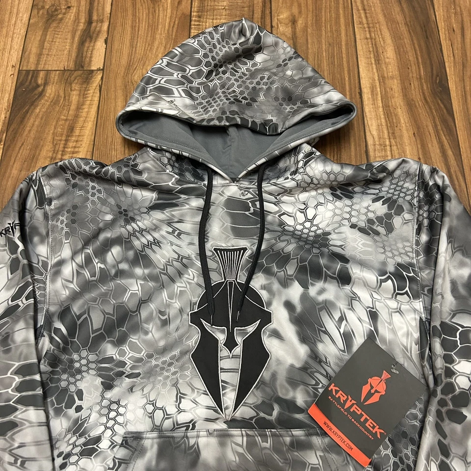 NEW Kryptek Tartaros Hoodie Sweatshirt Raid Camo Hunting Lightweight Men's Small - Image 2 of 4