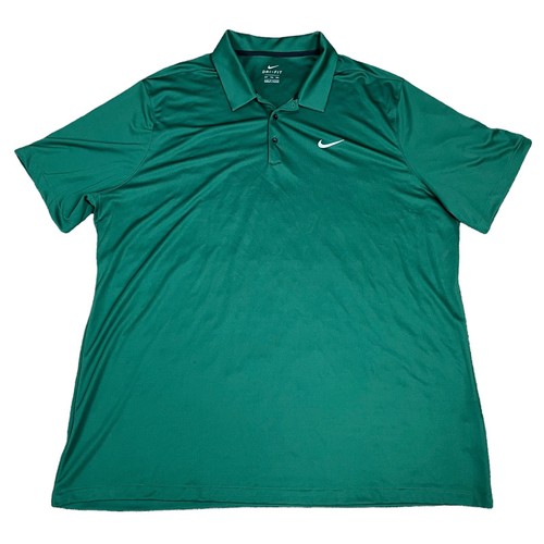 Nike Polo Shirt Mens 3XL XXXL Green 