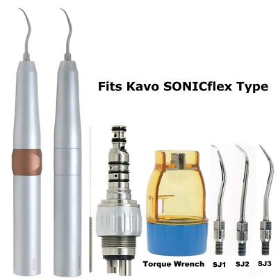 Dental Air Scaler Handpiece fits KaVo Mulitflex Coupler Adjustable with Tips