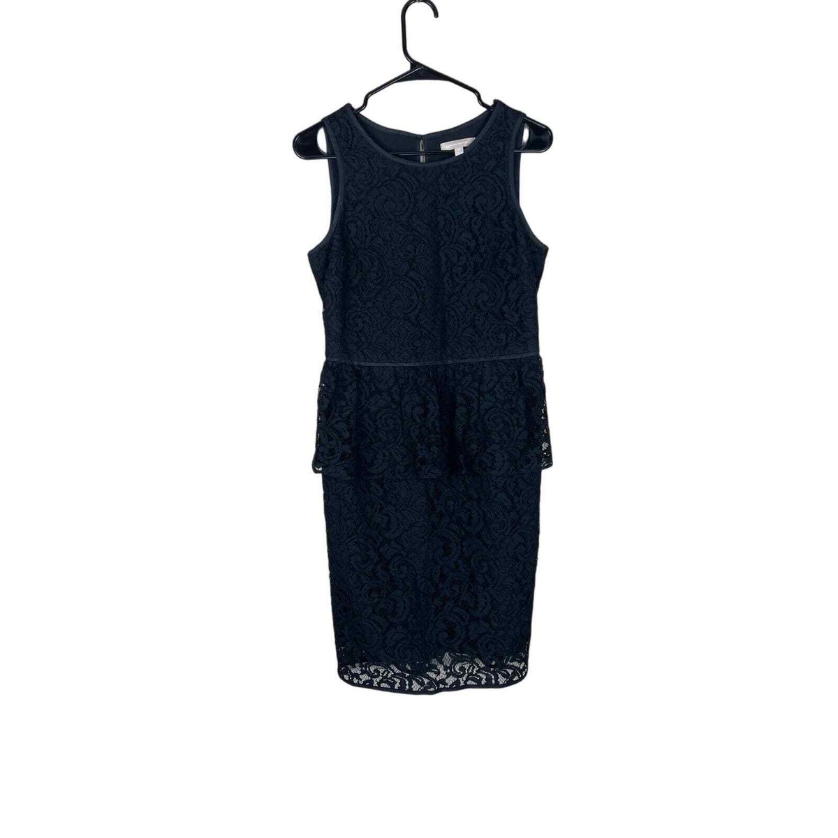 white lace dress express Olivaceous Logan White Lace Fit and Flare Dress - Size M - V-Neck, Criss-Cross Back, White mini Dress - bridal - graduation - rush main image 1