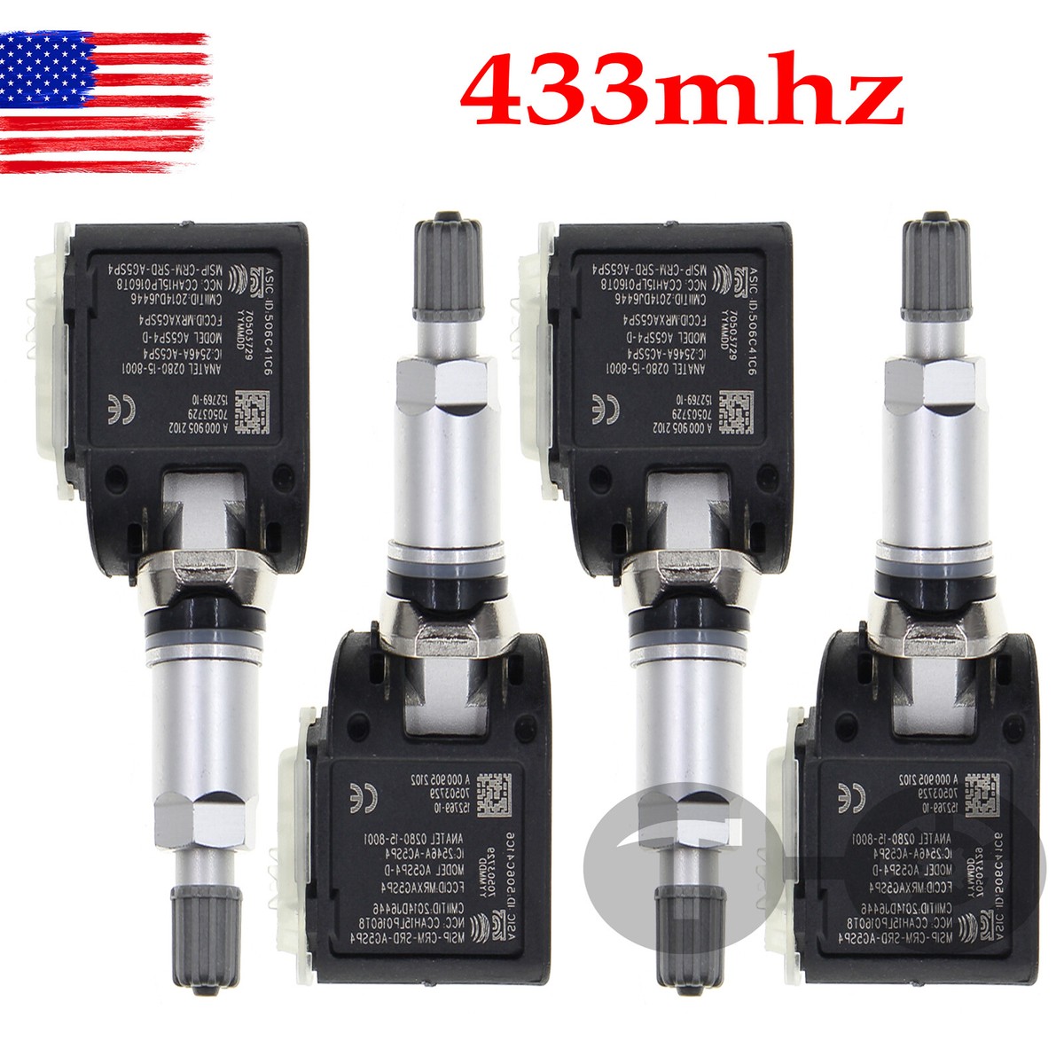4PCS TPMS Tire Pressure Monitoring Sensor For BMW 36106887140