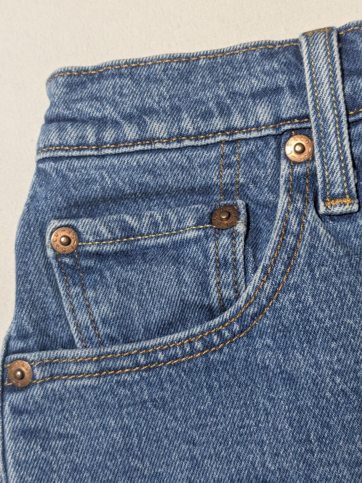 LEVIS 501 Cut-Off Button-Fly Stretch Denim Blue Jean Shorts - Women 25 thumbnail 9