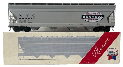 WEAVER O GAUGE 885970 NYC SISTEMA CENTRAL DE NUEVA YORK VAGÓN TOLVA DE 4 BAHÍAS EN CAJA | Zustand: Used