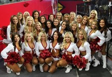 BEAUTIFUL CARDINALS CHEERLEADERS 8X10 Photo